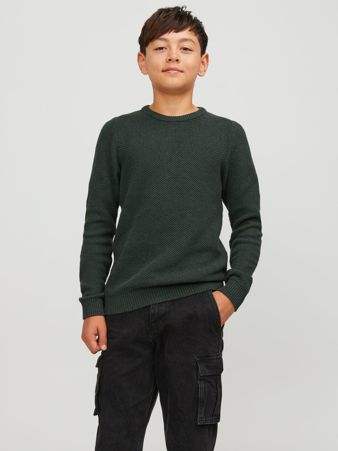 Jack & Jones Személyzeti nyakú pulóver Ifjúsági -Magical Forest - 12247056