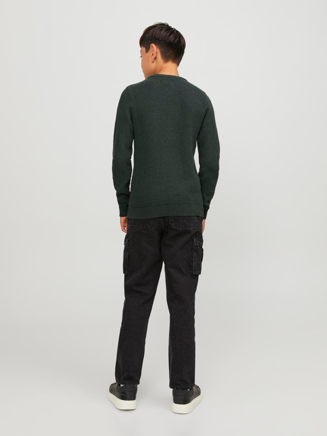 Jack & Jones Crew Neck Jumper For boys -Magical Forest - 12247056