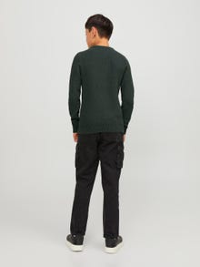 Jack & Jones Crewneck Stickad tröja För pojkar -Magical Forest - 12247056