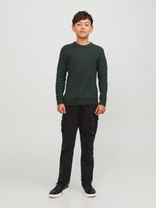 Jack & Jones Crewneck Stickad tröja För pojkar -Magical Forest - 12247056