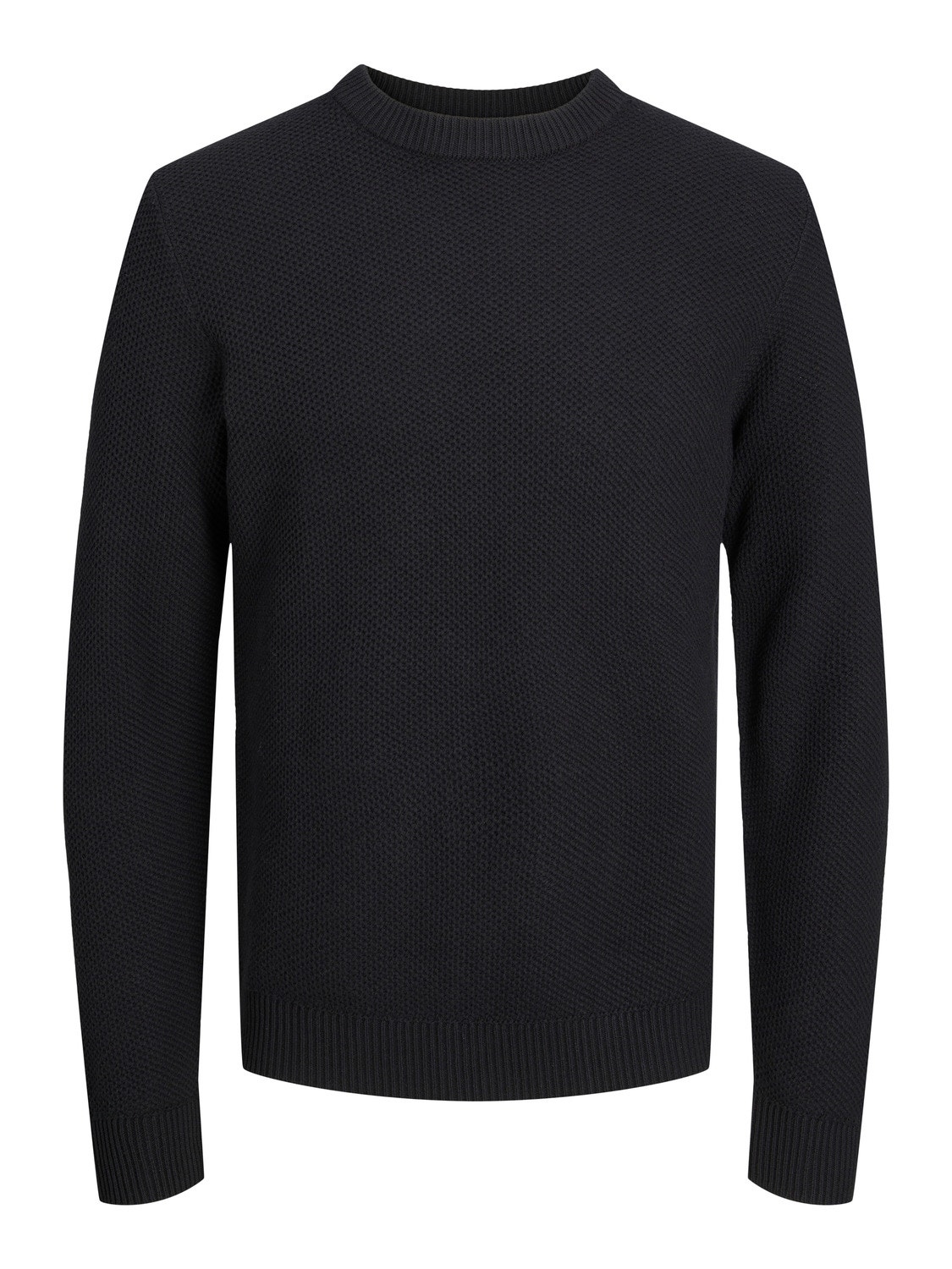 Jack & Jones Pull en maille à col rond Pour les garçons -Black - 12247056