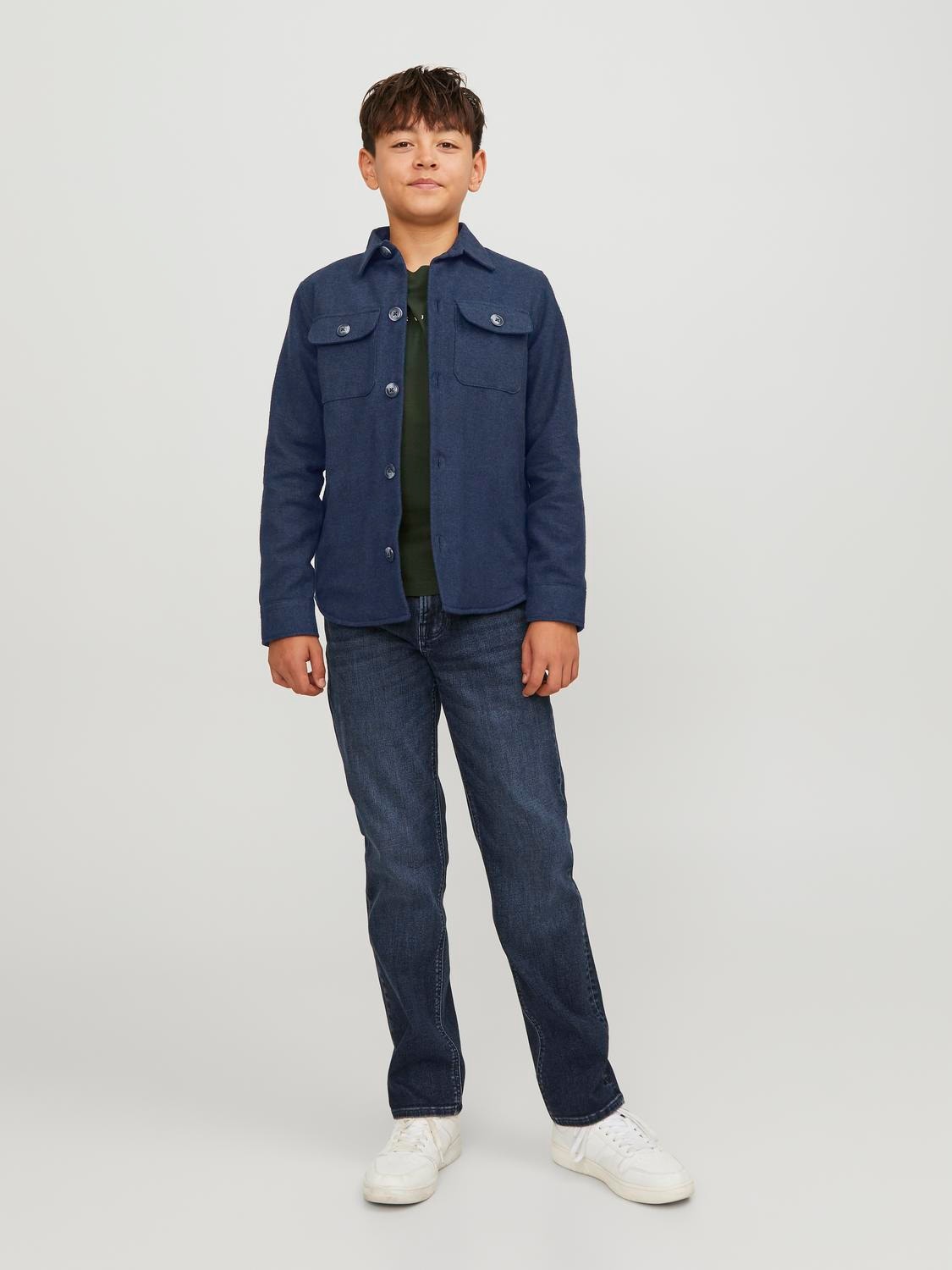 Jack & Jones Overshirt For gutter -Navy Blazer - 12247059