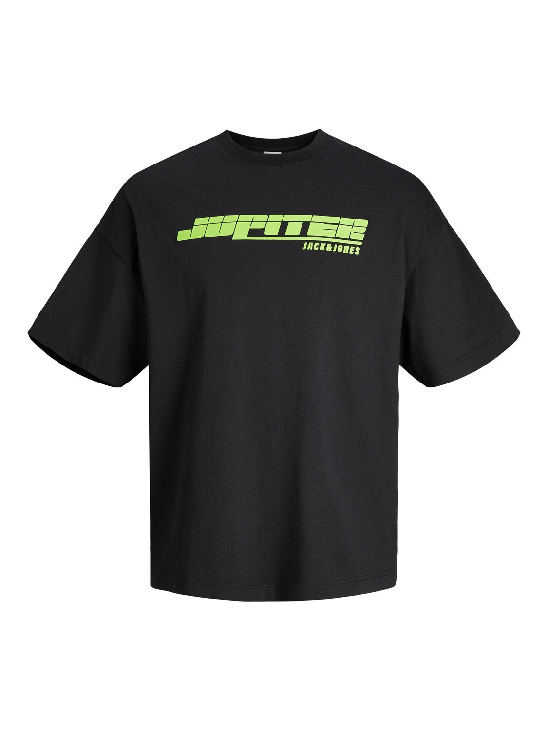 Jack & Jones Bedrukt Ronde hals T-shirt -Black - 12247086