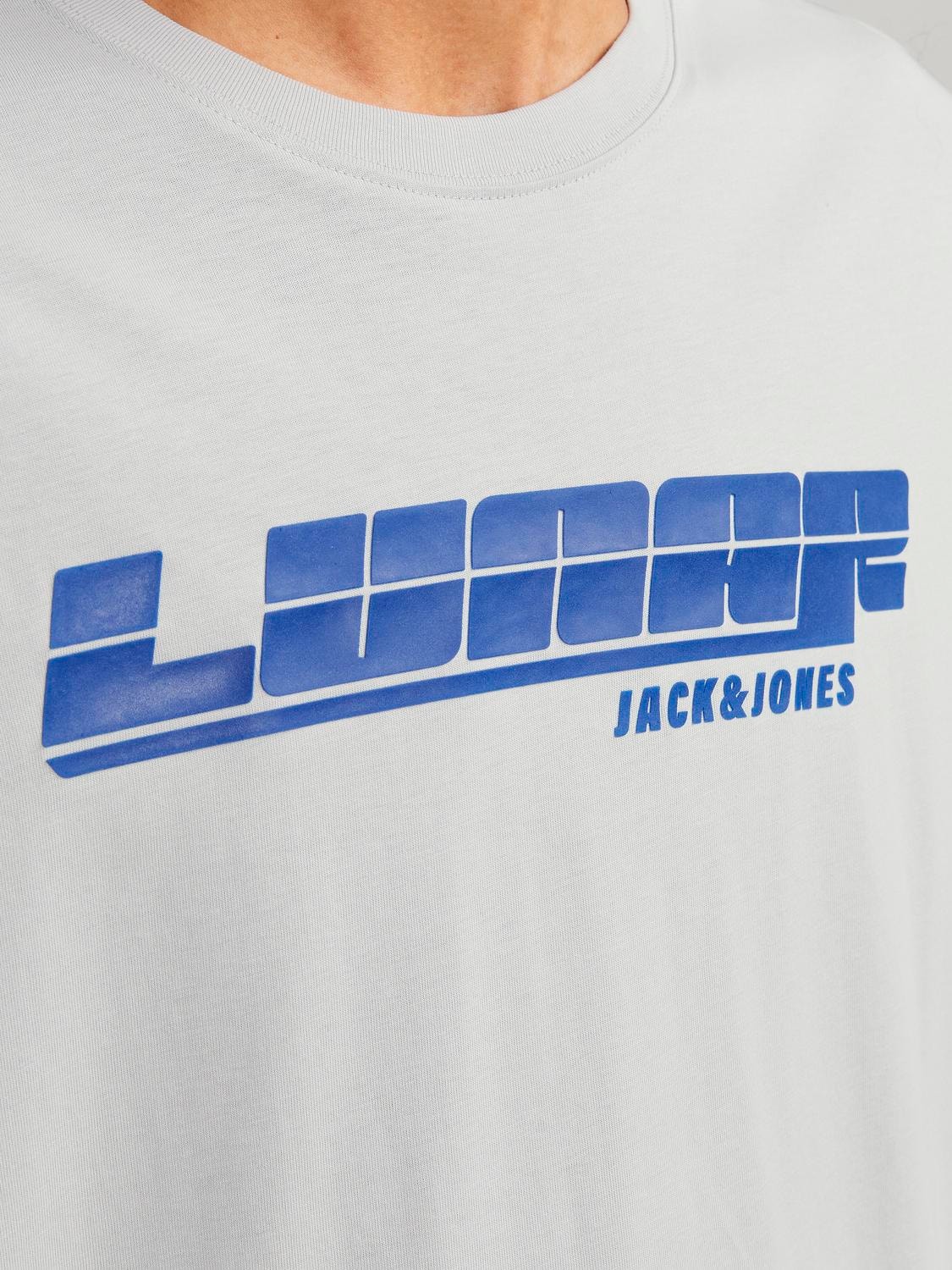 Jack & Jones T-shirt Estampar Decote Redondo -High-rise - 12247086