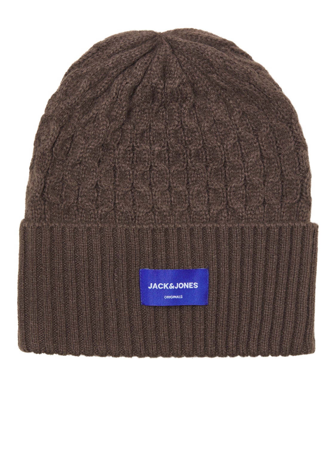 Jack & Jones Men's DNA Knitted Beanie Hat - One Size, 100% Acrylic, Turn-Up Cuff - View #2