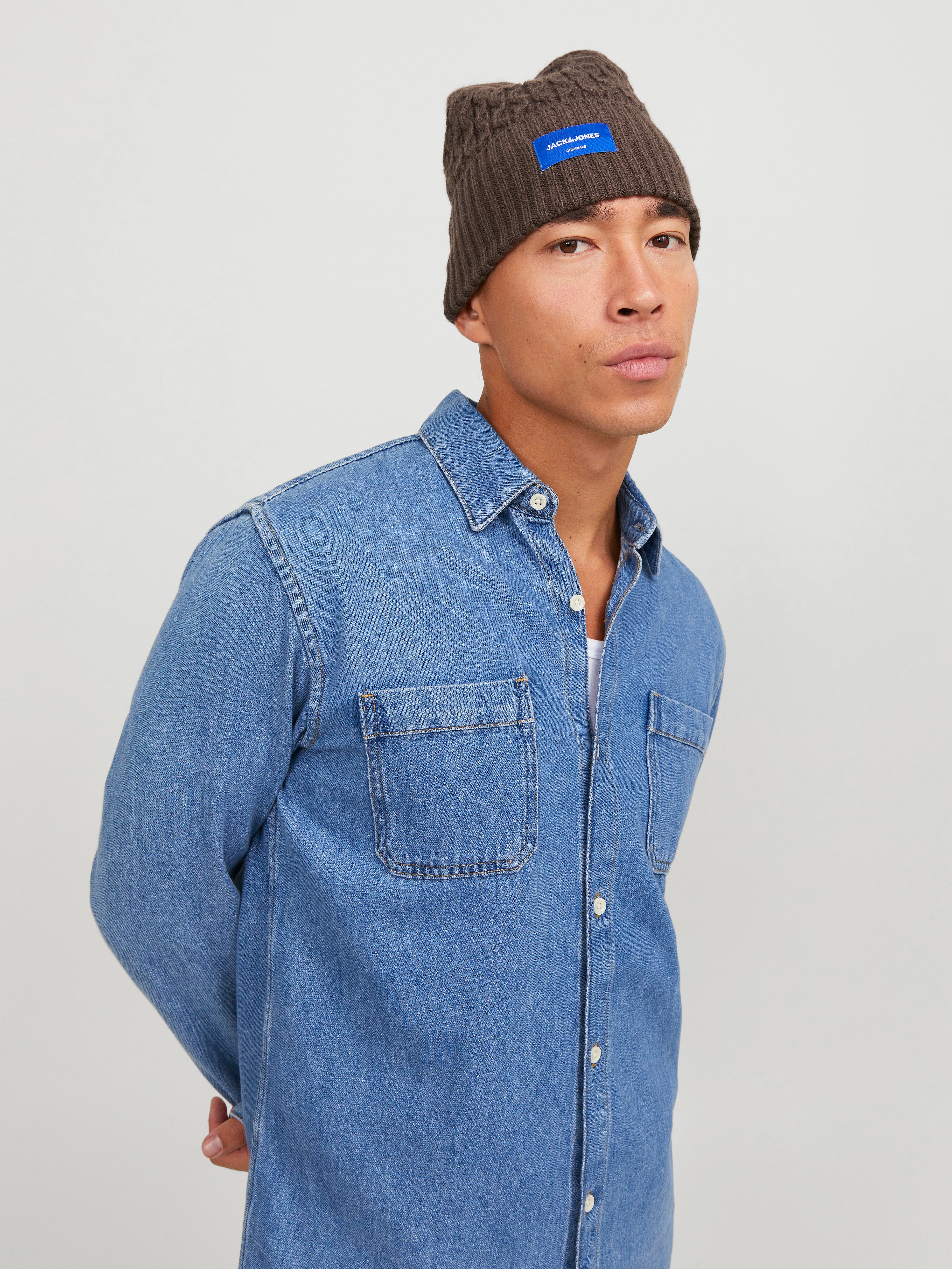 JACK & JONES Herren Strickmütze Jacmatt Beanie – Klassische Wintermütze, Dänisches Design