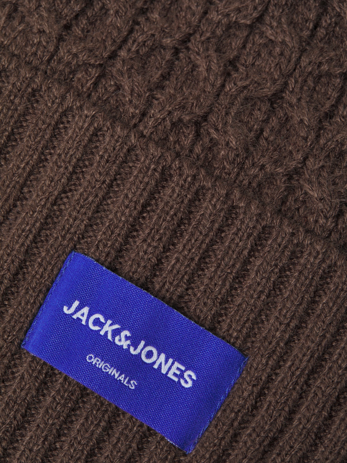 Jack & Jones Čepice Beanie -Chocolate Brown - 12247260
