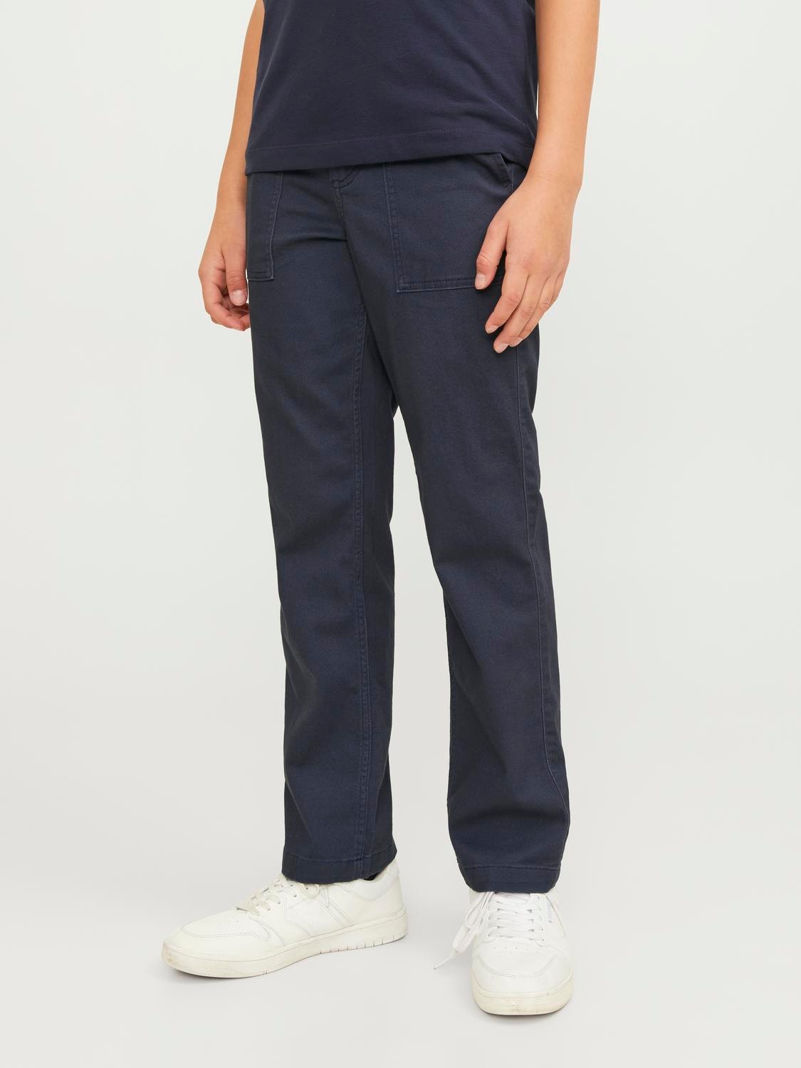 Jack & Jones Klasyczne spodnie Dla chłopców -Navy Blazer - 12247330