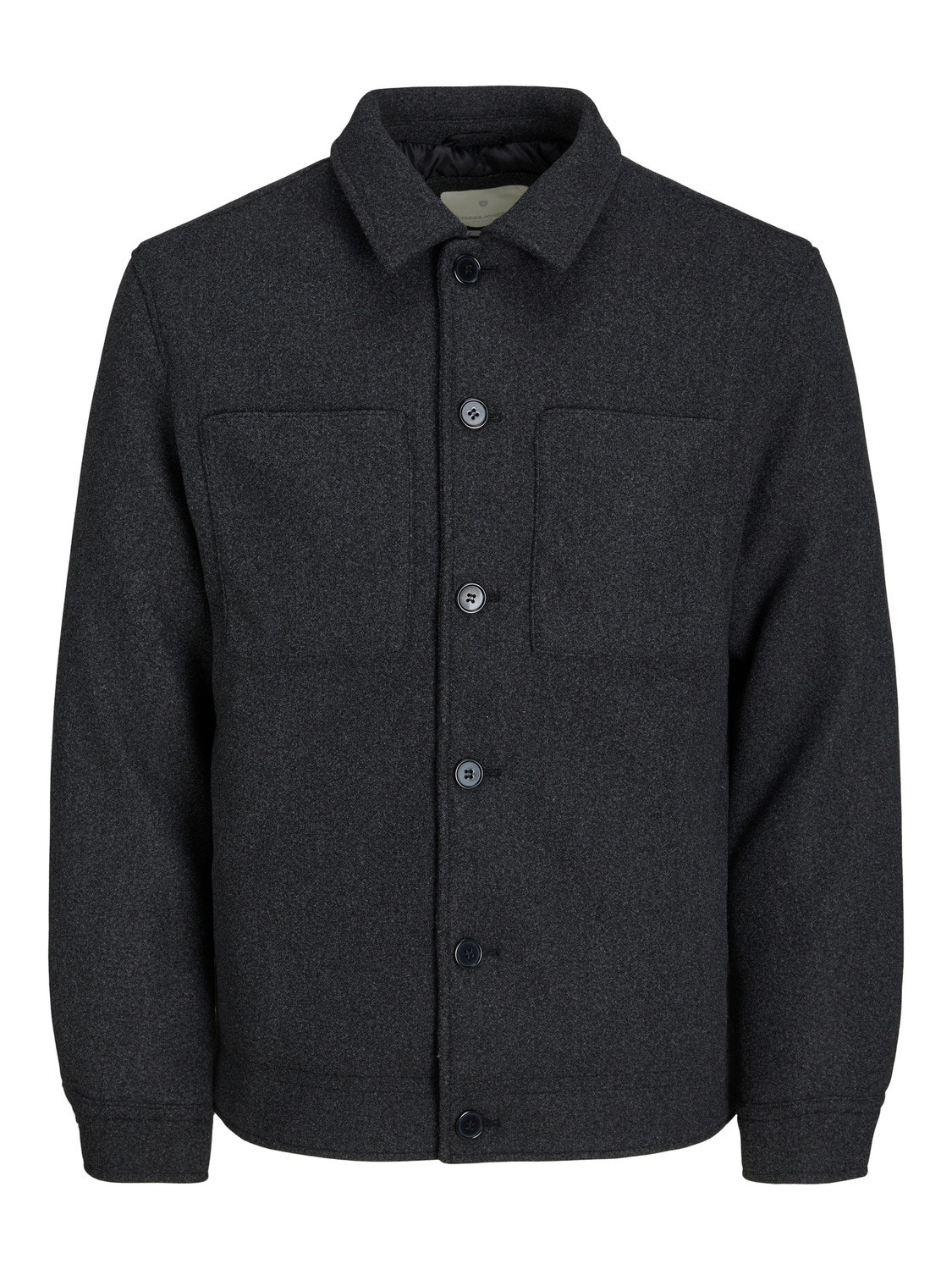 Jack & Jones Regular Fit Viršutiniai marškiniai -Dark Grey Melange - 12247333