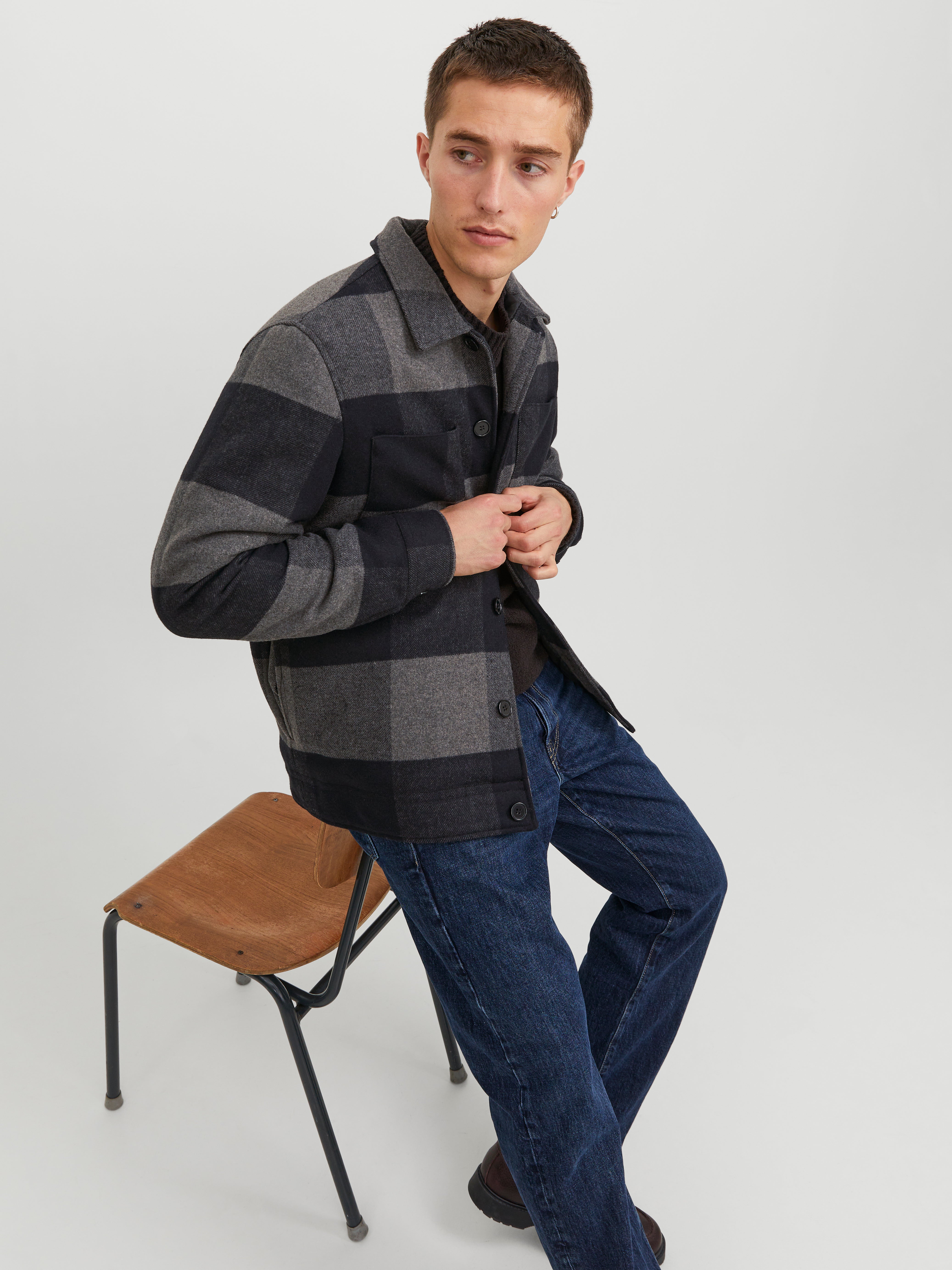 Regular Fit Overshirt | Black | Jack & Jones®