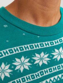 Jack & Jones Karácsony Személyzeti nyakú pulóver -Alpine Green - 12247340