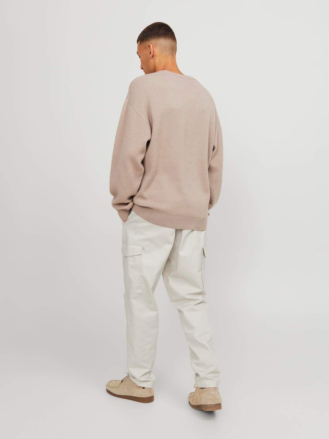 Jack & Jones Tapered Fit „Cargo“ stiliaus kelnės -Moonbeam - 12247358