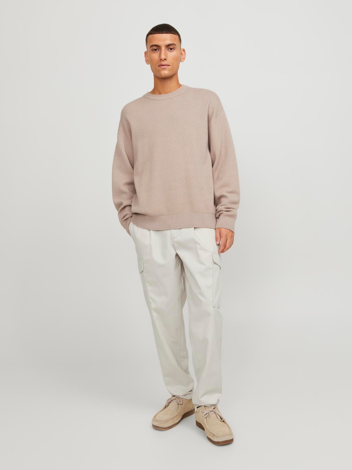 Jack & Jones Tapered Fit „Cargo“ stiliaus kelnės -Moonbeam - 12247358