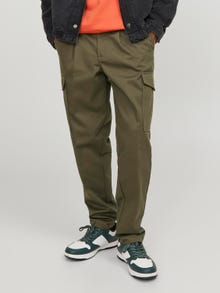 Jack & Jones Παντελόνι Tapered Fit Cargo -Olive Night - 12247358