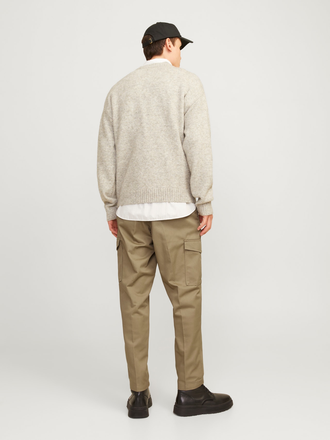 Jack & Jones Pantaloni cargo Tapered Fit -Elmwood - 12247358