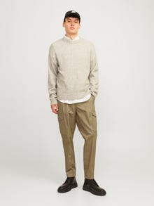 Jack & Jones Calças Cargo Tapered Fit -Elmwood - 12247358