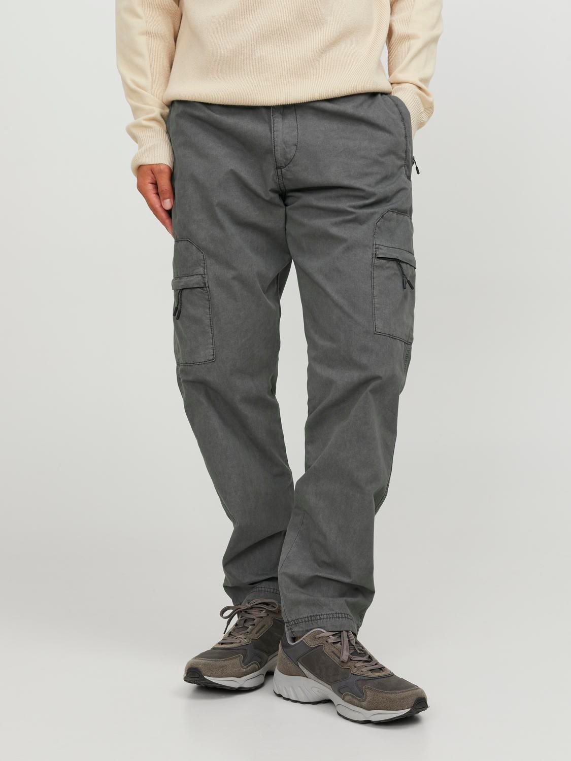 Regular Fit Cargo trousers - Dark grey - Men