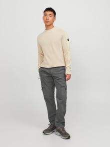 Jack & Jones Relaxed Fit „Cargo“ stiliaus kelnės -Asphalt - 12247360