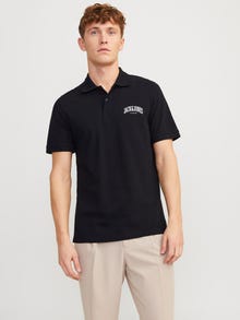 Jack & Jones Trükitud Polo T-särk -Black - 12247387