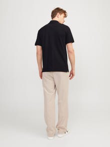 Jack & Jones Gedrukt Polo T-shirt -Black - 12247387
