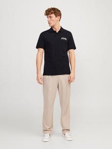 Jack & Jones Trükitud Polo T-särk -Black - 12247387