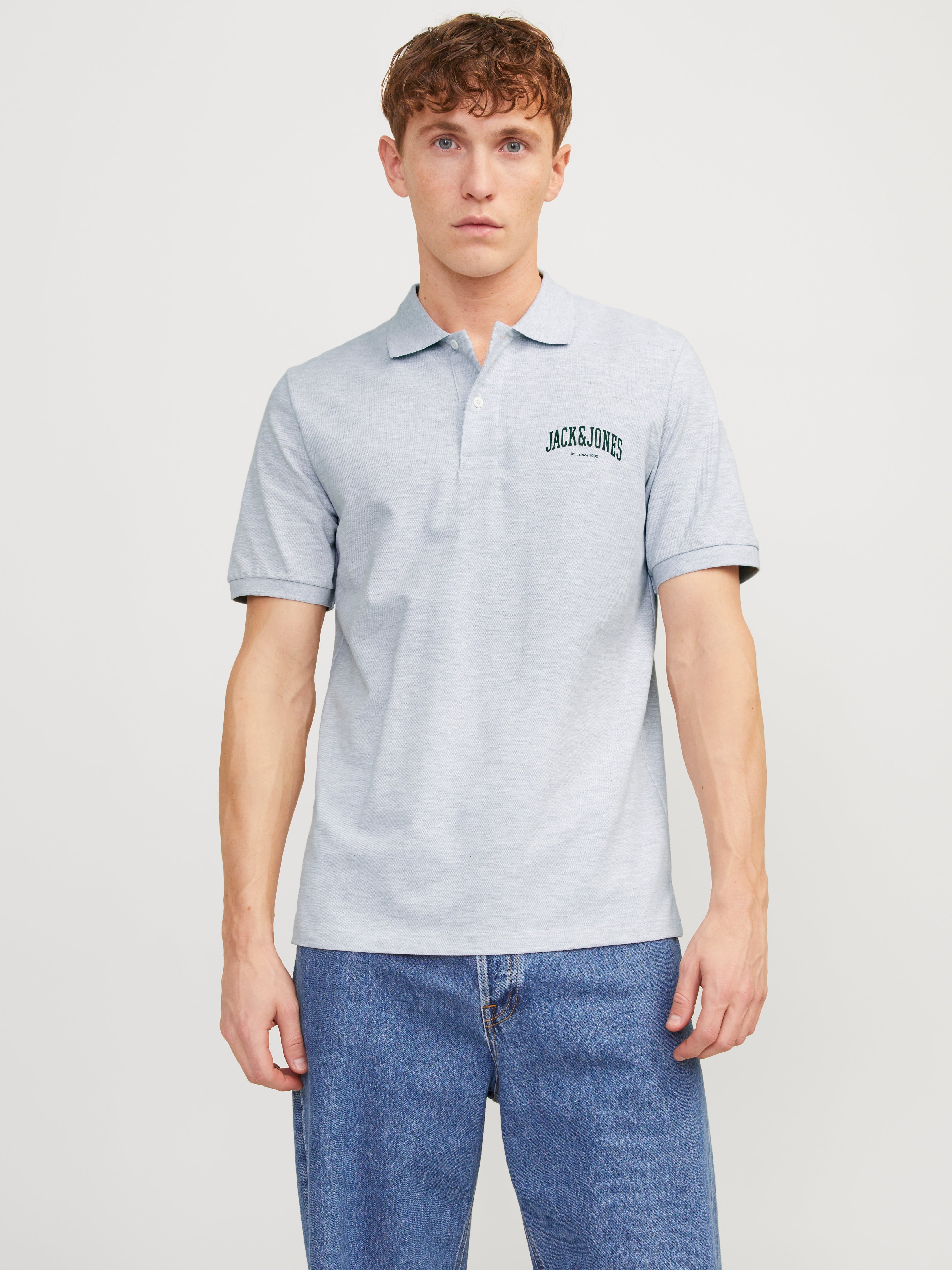 Jack & Jones Gedrukt Polo T-shirt - 12247387