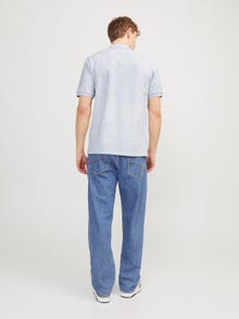 Jack & Jones Gedrukt Polo T-shirt -White Melange - 12247387