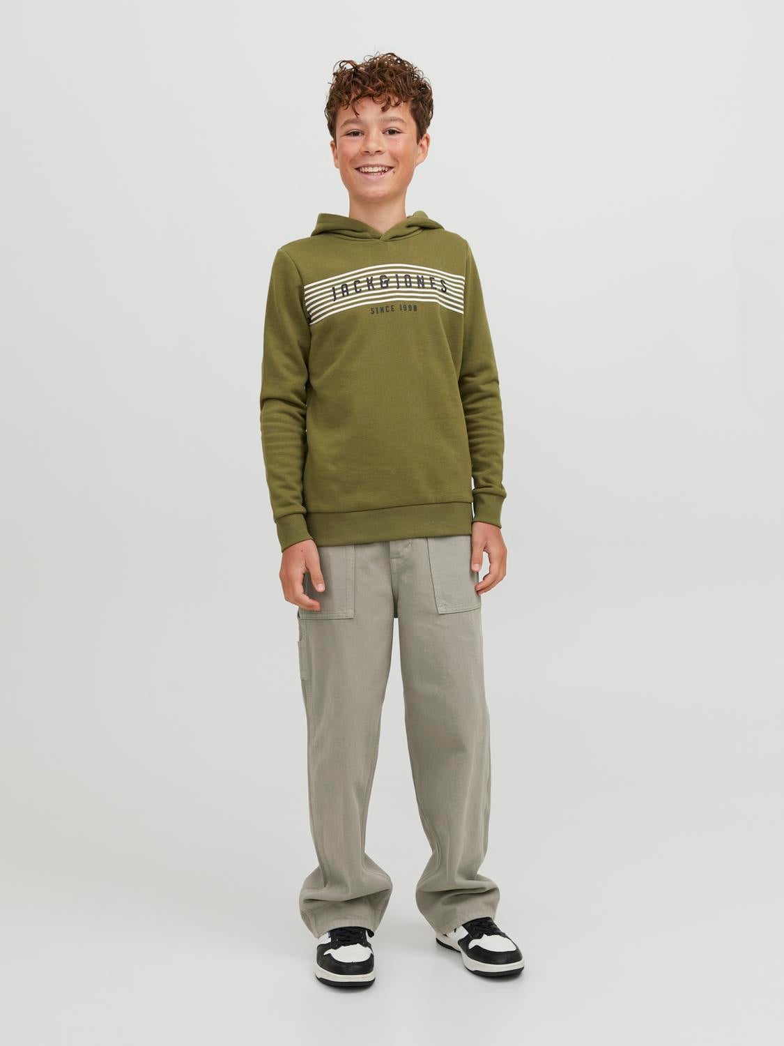 JJICHRIS JJUTILITY MF 876 Relaxed Fit Jeans For boys