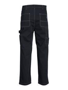Jack & Jones Loose Fit Spodnie bojówki -Black - 12247473