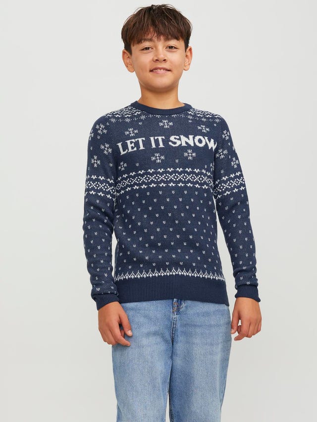 Jack & Jones X-mas Svetr s okrouhlým výstřihem Junior - 12247507