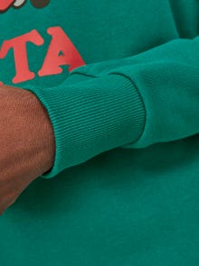 Jack & Jones Sweat à col rond X-mas -Alpine Green - 12247523