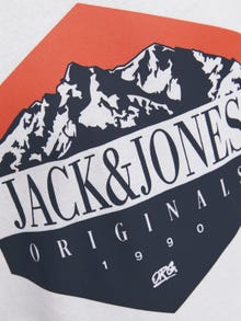 Jack & Jones Z logo T-shirt Dla chłopców -Bright White - 12247581