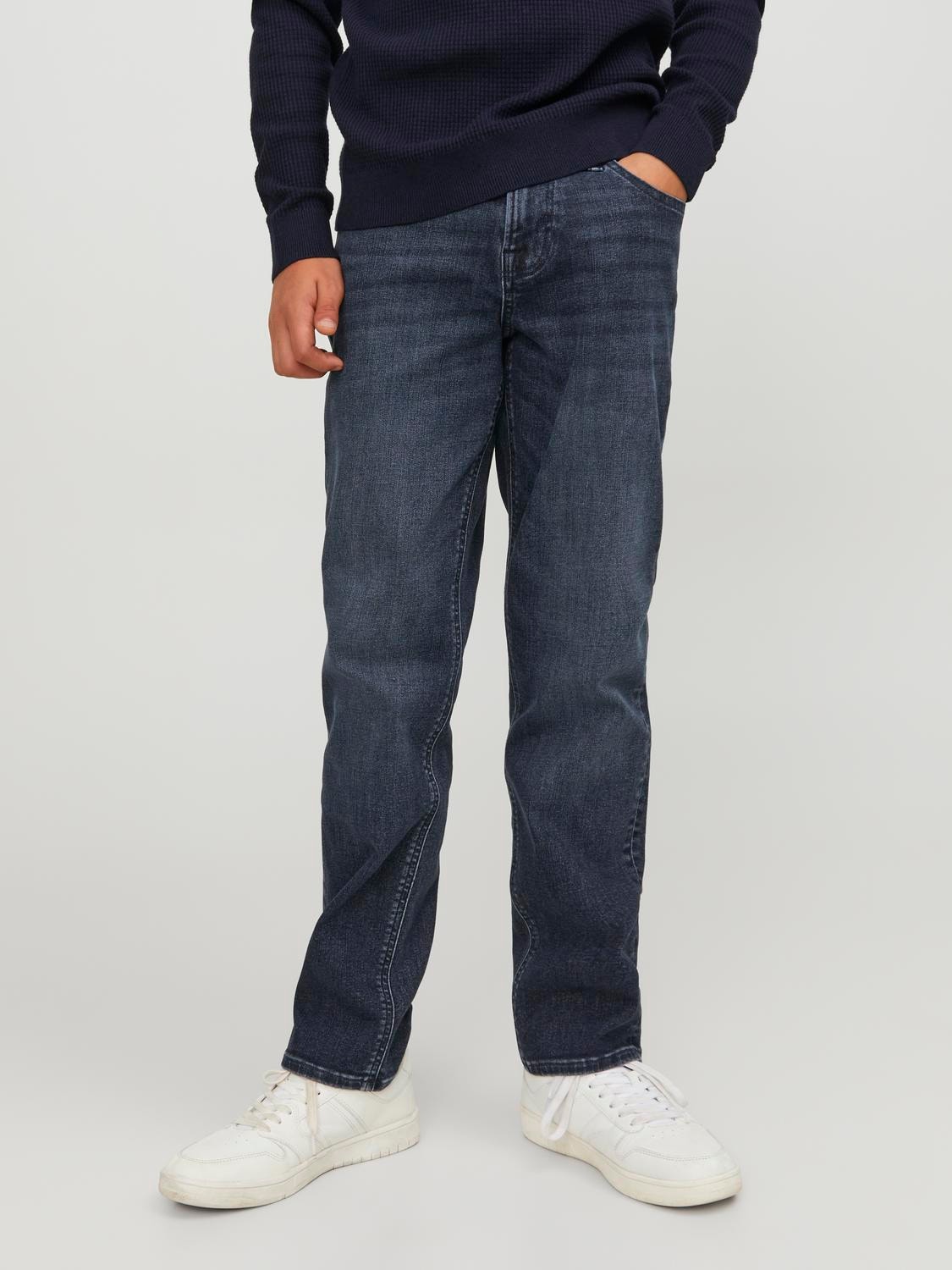 Jack & Jones JJICLARK JJORIGINAL SQ 274 JNR Regular fit Τζιν Για αγόρια -Blue Denim - 12247590