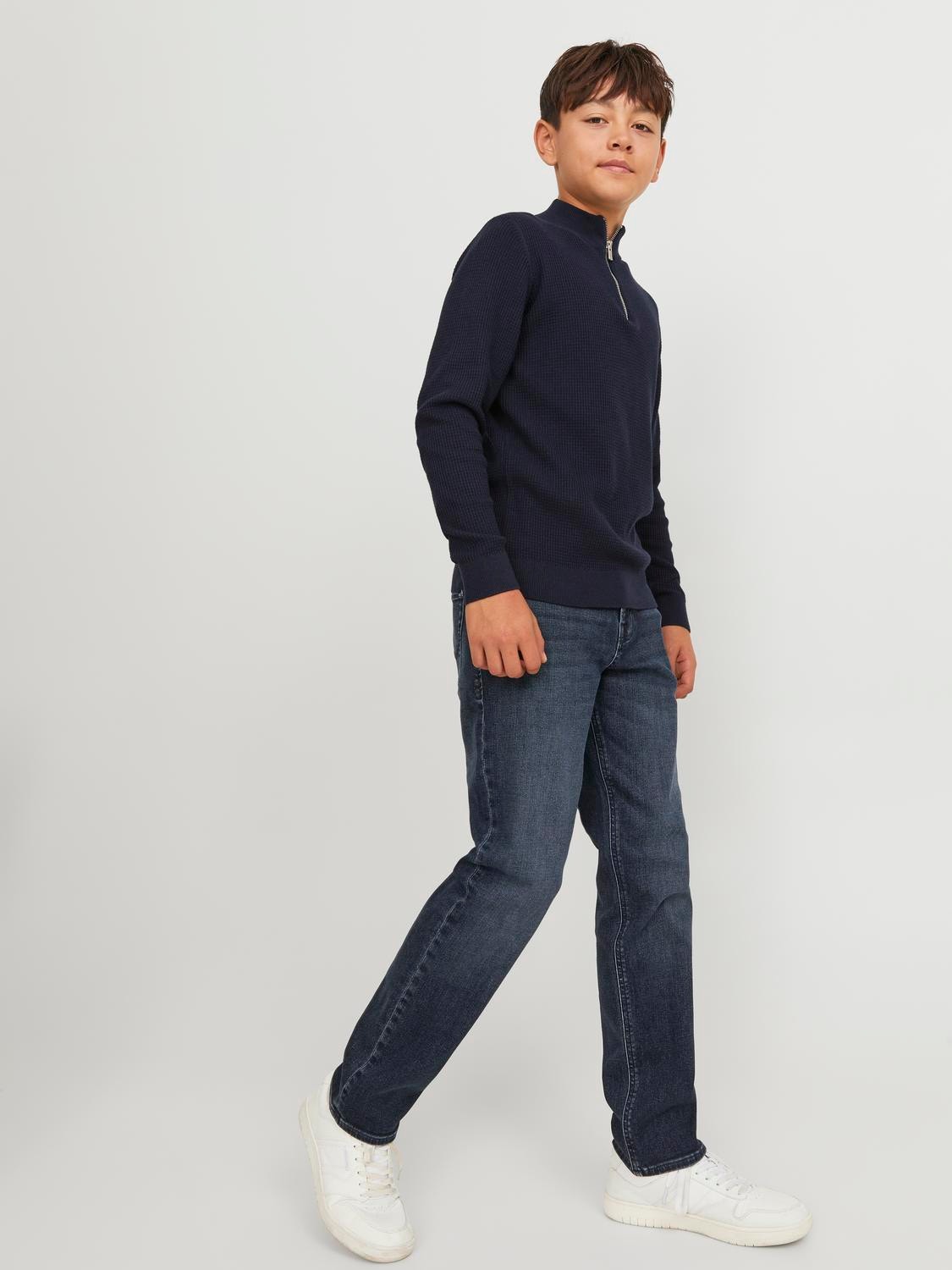 Jack & Jones JJICLARK JJORIGINAL SQ 274 Regular fit jeans Til drenge -Blue Denim - 12247590