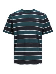 Jack & Jones Stribet T-shirt Til drenge -Black - 12247593