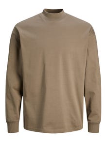 Jack & Jones Plain Crew neck Sweatshirt -Brindle - 12247596