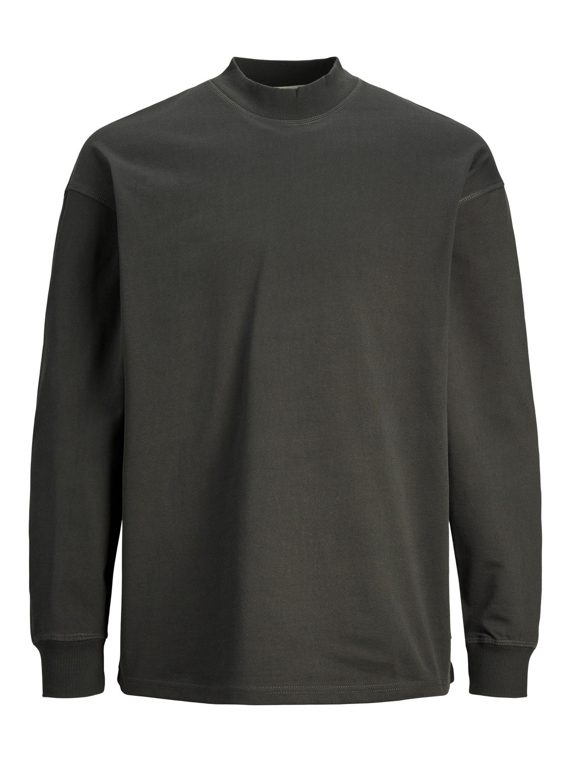 Jack & Jones Effen Sweatshirt met ronde hals -Black Sand - 12247596