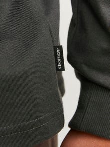 Jack & Jones Einfarbig Sweatshirt mit Rundhals -Black Sand - 12247596