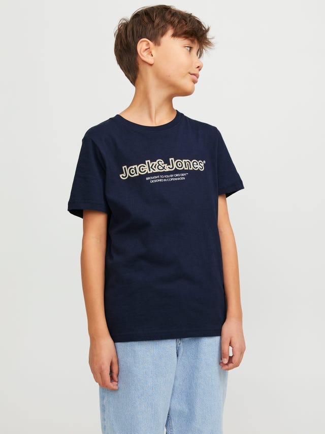 Jack & Jones Logo T-shirt Voor jongens - 12247603