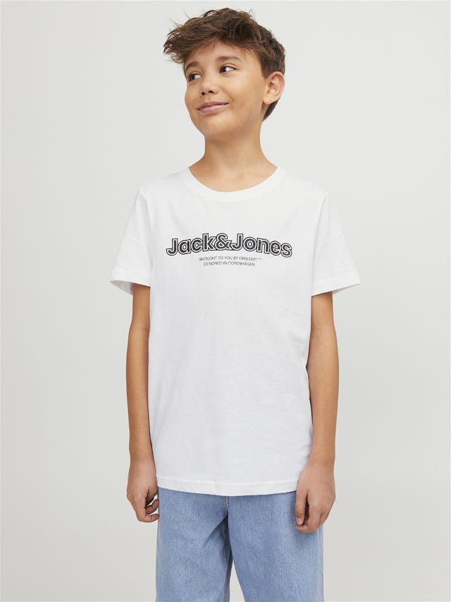 Jack & Jones Poikien Logo T-paita - 12247603