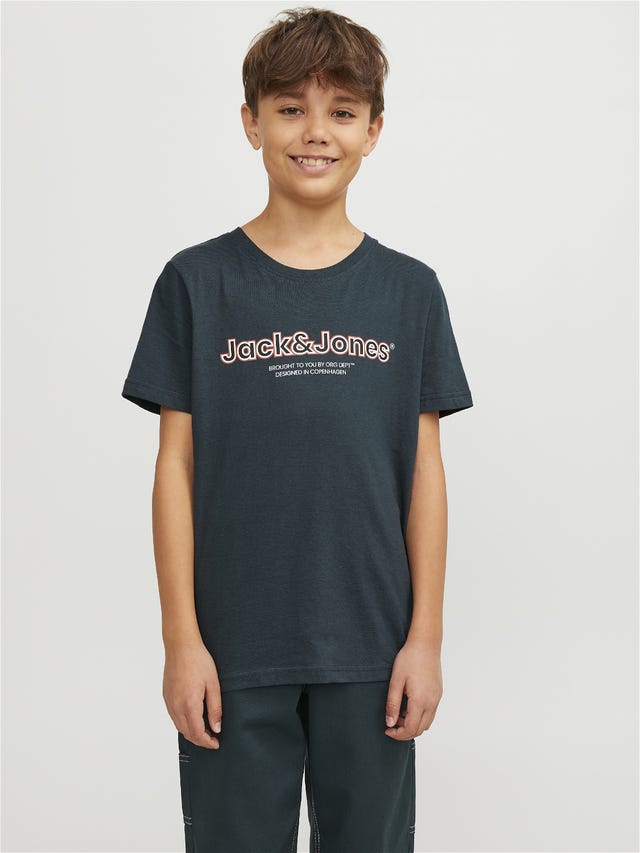 Jack & Jones Logo T-shirt Voor jongens - 12247603