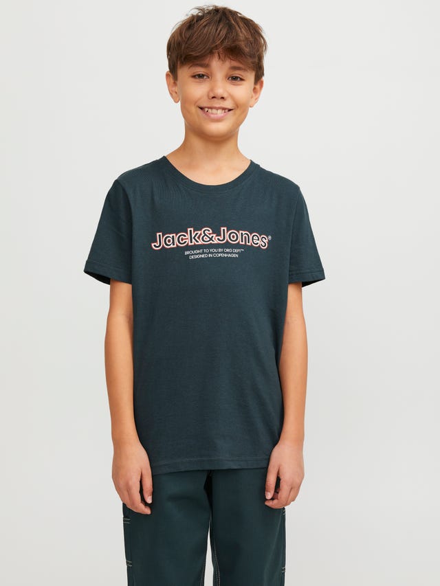 Jack & Jones Poikien Logo T-paita - 12247603