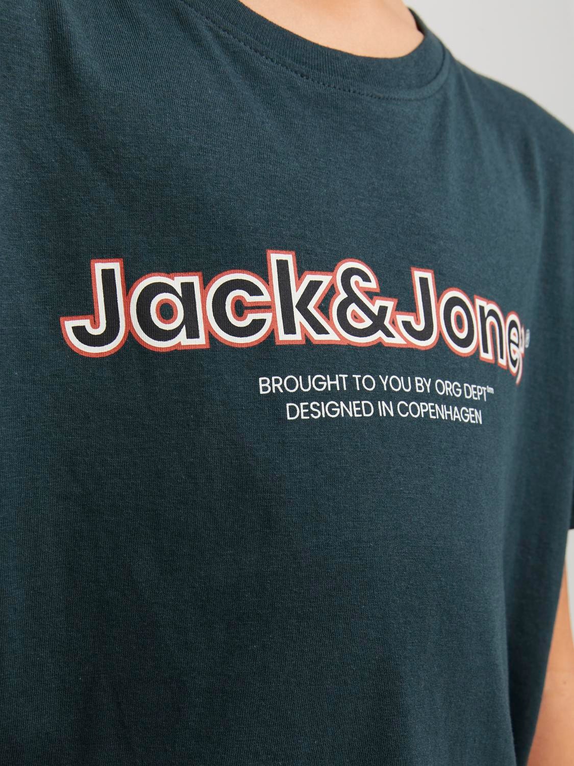 Jack & Jones Logo T-shirt Voor jongens -Magical Forest - 12247603