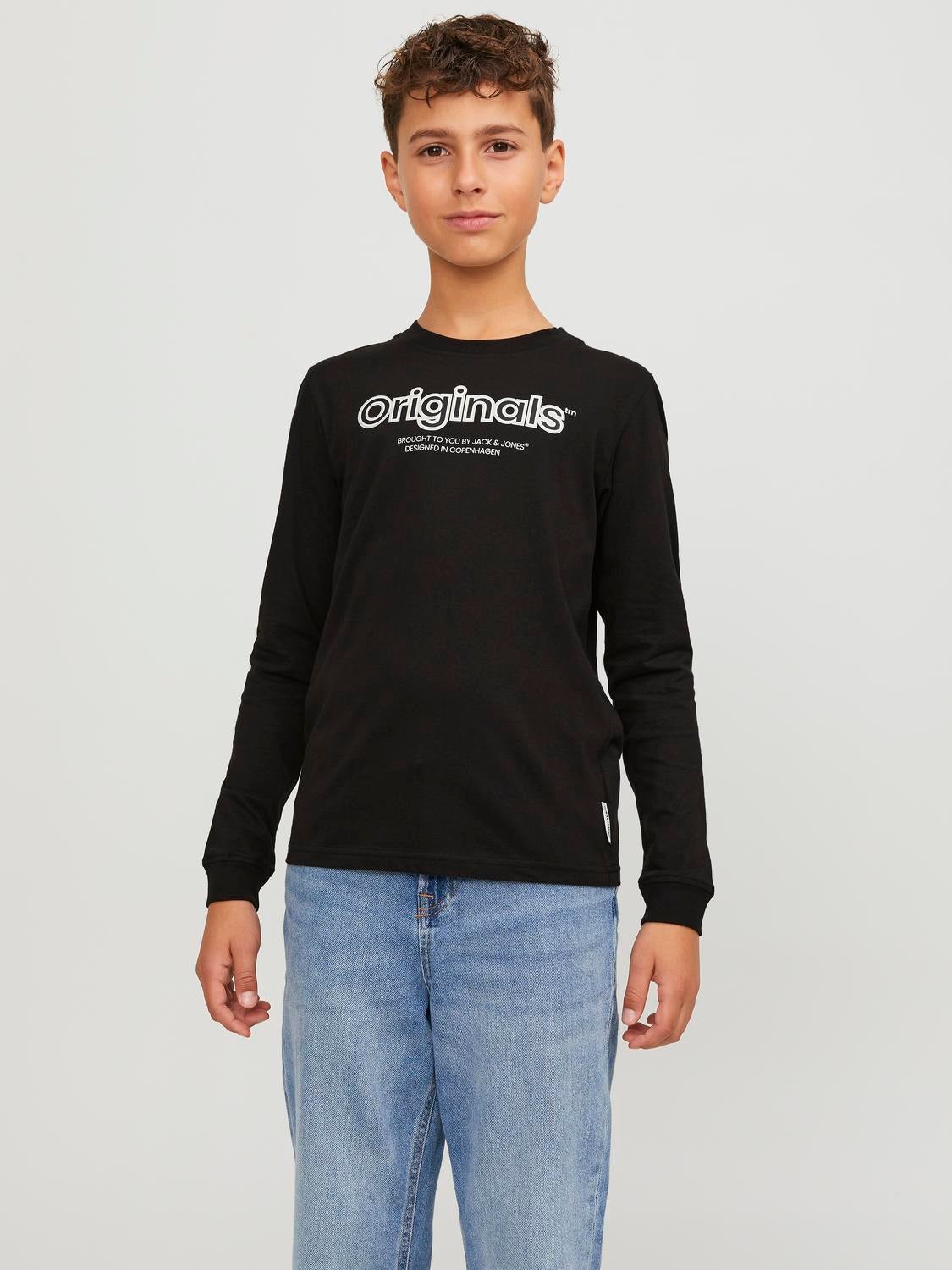 T-shirt Imprimé Pour Les Garçons - Jack & Jones - Modalova