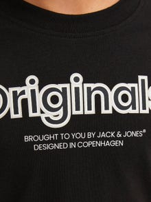 Jack & Jones Camiseta Estampado Para chicos -Black - 12247606