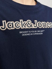 Jack & Jones Gedruckt T-shirt Für jungs -Navy Blazer - 12247606
