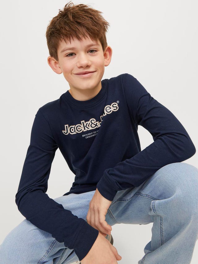 Jack & Jones Tryck T-shirt För pojkar - 12247606