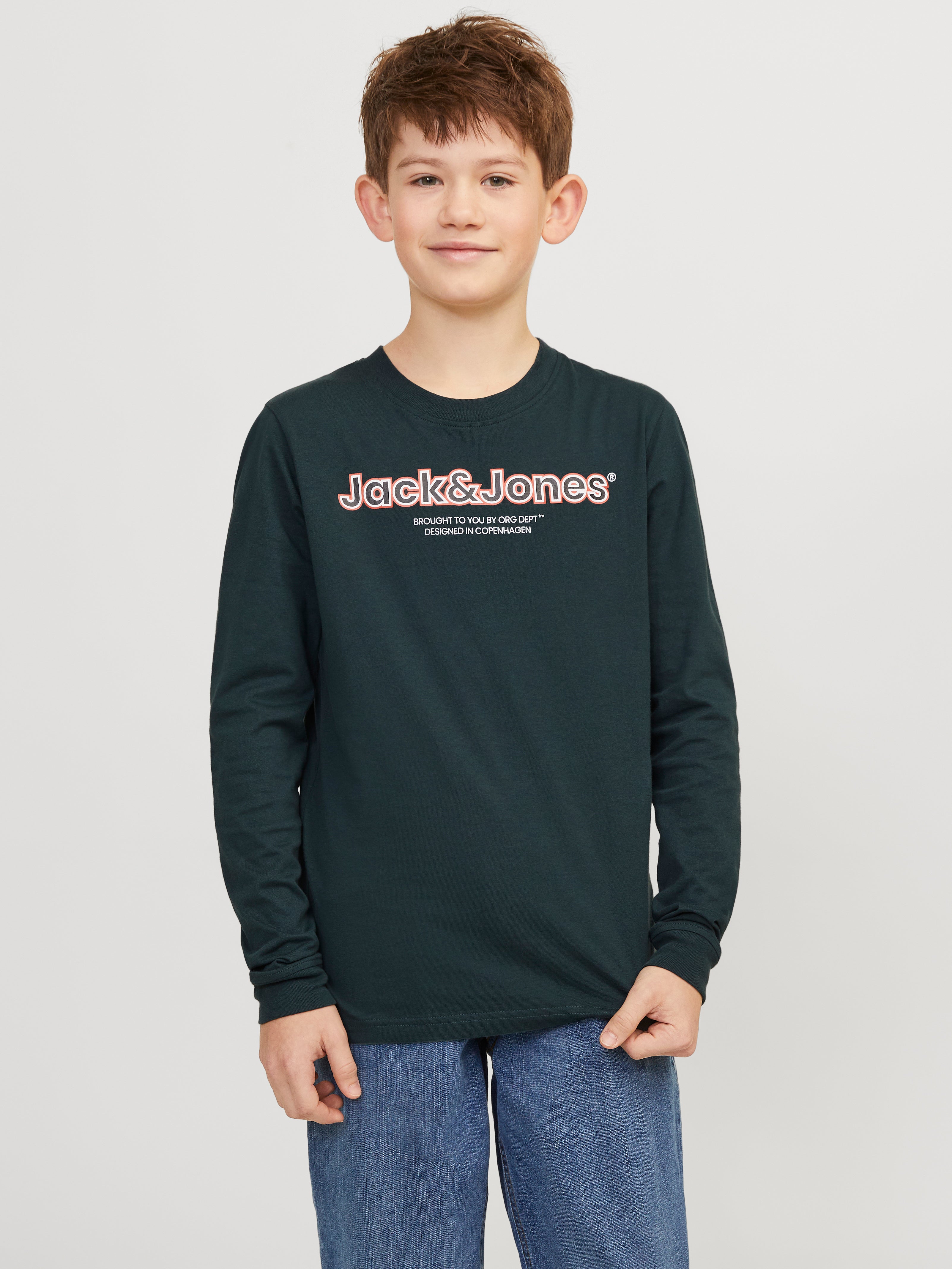 T-shirt Imprimé Pour Les Garçons - Jack & Jones - Modalova