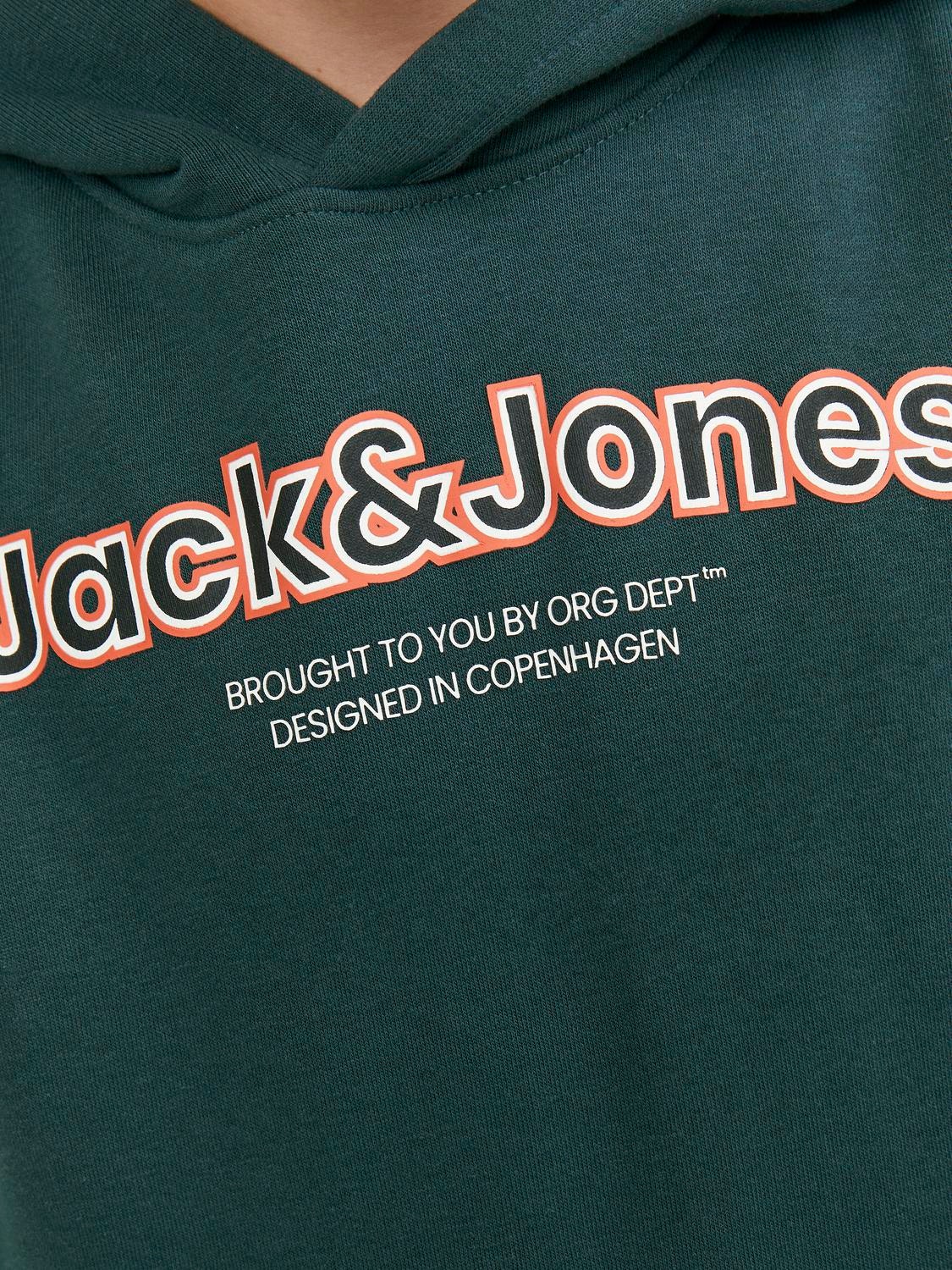 Jack & Jones Sweat à capuche Logo Pour les garçons -Magical Forest - 12247614