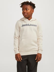 Jack & Jones Logó Kapucnis felső Ifjúsági -Moonbeam - 12247614